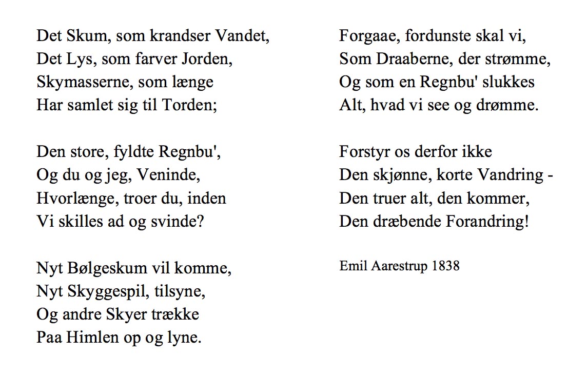 Emil Aarestrup digt