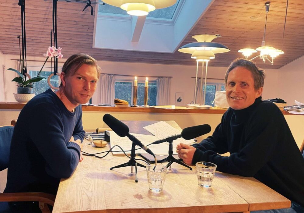 Christoffer Emil Bruun og Peter Høeg