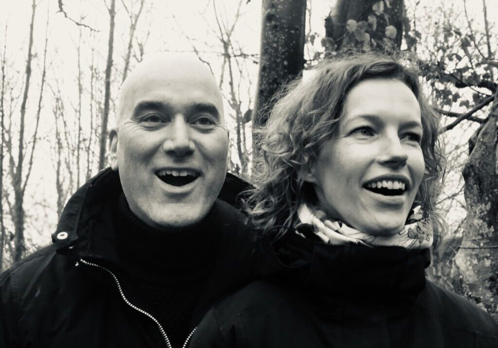 Dorte og Martin synger