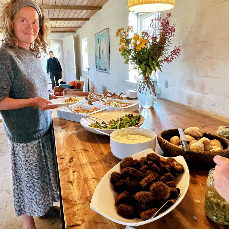 Falafel Buffet og Kirsten