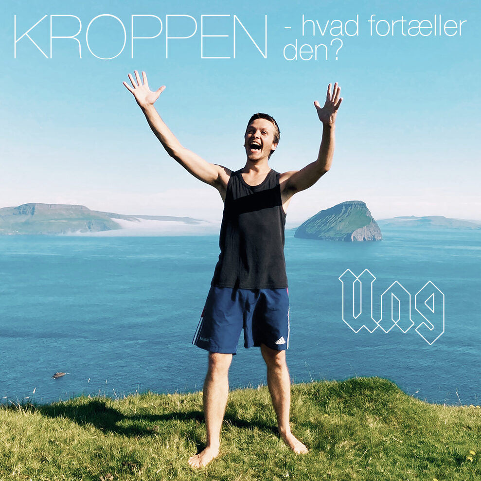 Ung mand, Lasse, på klippekant på Færøerne