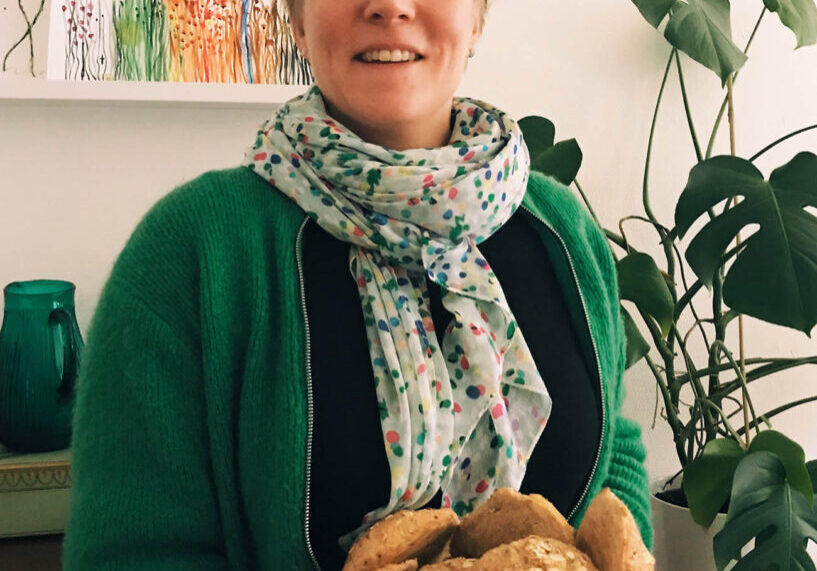 Vibeke med æbleboller